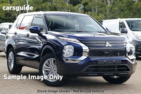 Blue 2022 Mitsubishi Outlander Wagon ES 7 Seat (2WD)