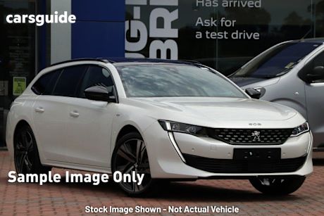 White 2022 Peugeot 508 Wagon GT Sportwagon