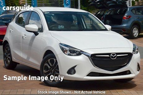 White 2016 Mazda 2 Hatchback Genki