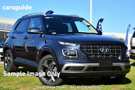 Blue 2024 Hyundai Venue Wagon Elite (black) Sunroof