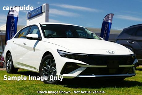 White 2024 Hyundai I30 Sedan Elite HEV 1.6P DCT
