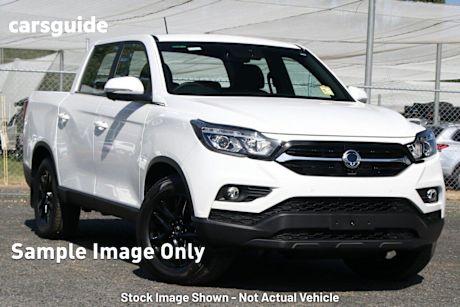 White 2020 Ssangyong Musso Crew Cab Utility Ultimate