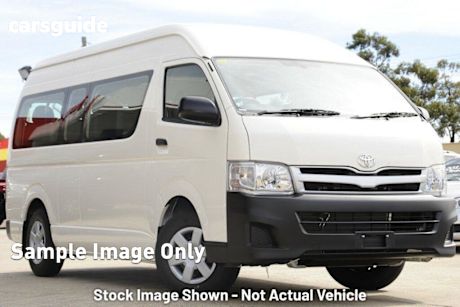 White 2011 Toyota Hiace Bus Commuter