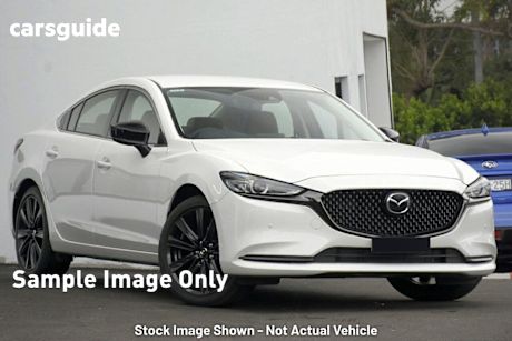 White 2024 Mazda 6 Sedan G35 GT SP