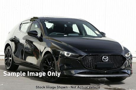 Black 2020 Mazda 3 Hatchback G25 Astina