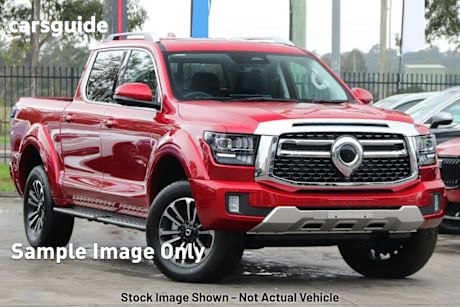 Red 2025 GWM Cannon Alpha Dual Cab Utility Ultra Hybrid (4X4)