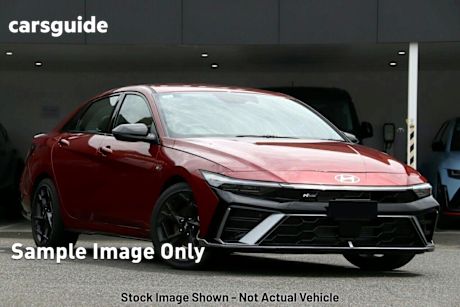 Red 2025 Hyundai I30 Sedan N Line