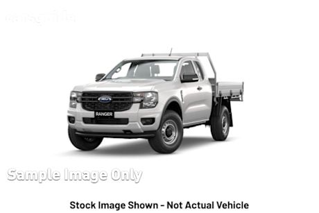 White 2025 Ford Ranger Super Cab Chassis XL 2.0 (4X4)
