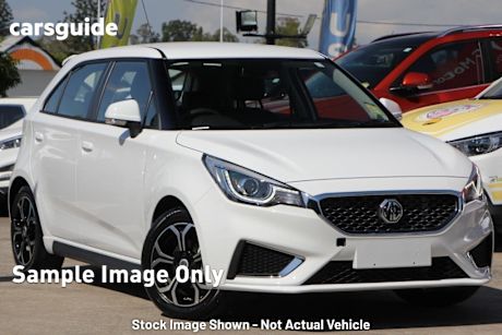 White 2021 MG MG3 Hatchback Excite (with Navigation)
