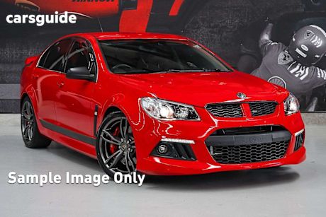 Red 2015 HSV Clubsport Sedan R8 R