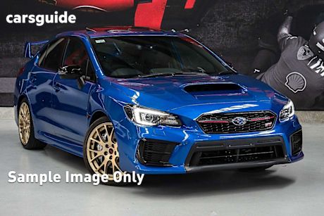 Blue 2021 Subaru WRX Sedan STI EJ25 FINAL EDITION 4WD