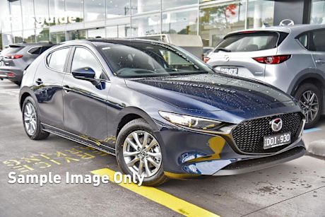 Blue 2024 Mazda 3 Hatchback G20 Pure