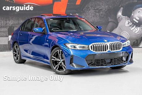 Blue 2022 BMW 3 Sedan 320I M SPORT R