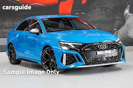 Blue 2022 Audi RS3 Sedan 4WD