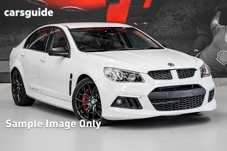 White 2013 HSV Clubsport Sedan R8 R