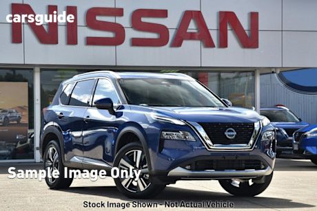 Blue 2025 Nissan X-Trail Wagon TI-L (4WD)