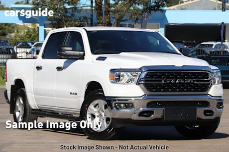 Blue 2023 Ram 1500 Crew Cab Utility BIG Horn (5-7 Tub) Mhev (4X4)
