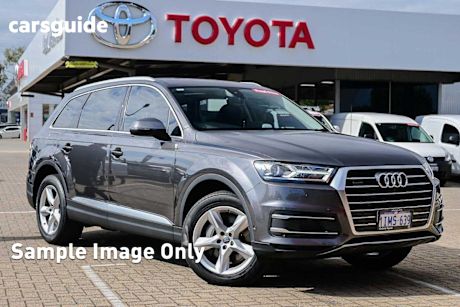 Grey 2018 Audi Q7 Wagon 3.0 TDI Quattro (160KW)