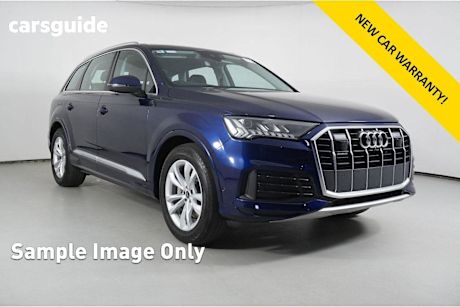 Blue 2023 Audi Q7 Wagon 45 TDI Quattro Mhev