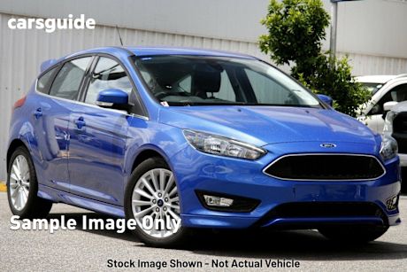 Blue 2016 Ford Focus Hatchback Sport
