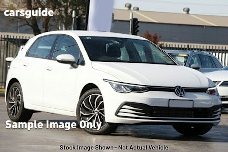 White 2024 Volkswagen Golf Hatchback 110TSI Life