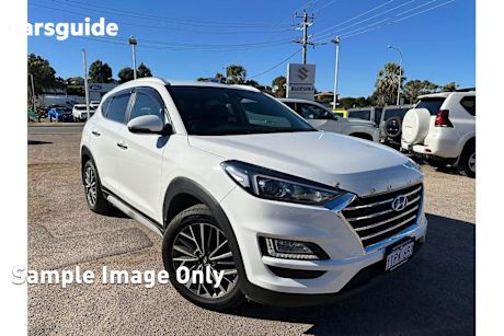 White 2018 Hyundai Tucson Wagon ELITE F