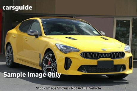 Yellow 2017 Kia Stinger Sedan GT (black Leather)