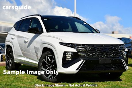 White 2024 Hyundai Tucson Wagon Premium N Line (Awd)
