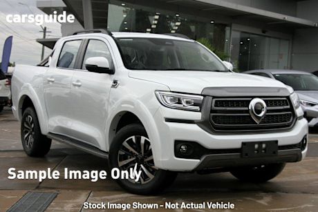 White 2025 GWM Cannon Dual Cab Utility Premium (4X4)