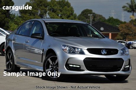 Silver 2016 Holden Commodore Sedan SV6 Black Pack