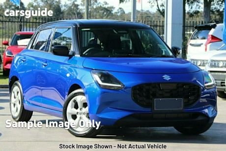 Blue 2024 Suzuki Swift Hatchback Hybrid