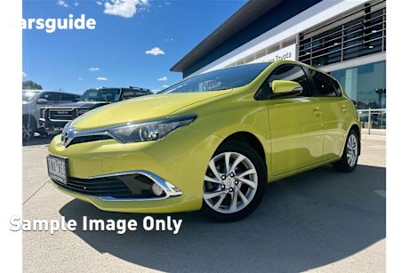 Yellow 2016 Toyota Corolla Hatchback Ascent Sport