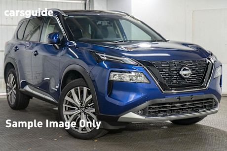 Blue 2024 Nissan X-Trail Wagon TI-L (4WD) E-Power (hybrid)