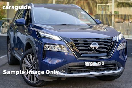 Blue 2024 Nissan X-Trail Wagon TI-L (4WD) E-Power (hybrid)