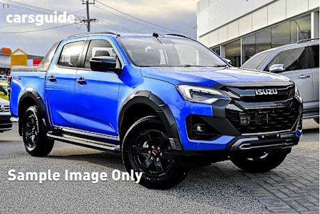 Blue 2025 Isuzu D-MAX Crew Cab Utility X-Terrain (4X4)