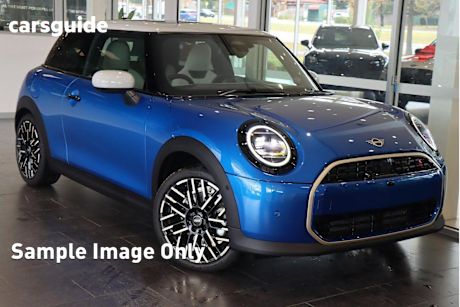 Blue 2025 Mini Cooper Hatchback S Favoured 3D Hatch