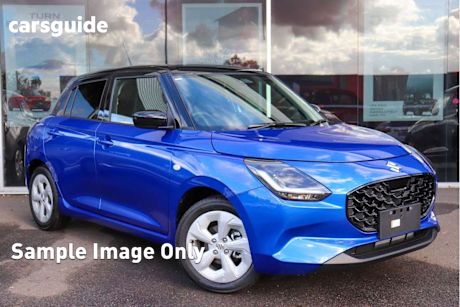 Blue 2024 Suzuki Swift Hatchback Hybrid Plus