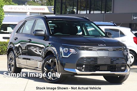 Blue 2024 Kia Niro Wagon EV GT-Line Black C Pillar