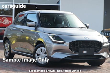 Silver 2024 Suzuki Swift Hatchback Hybrid