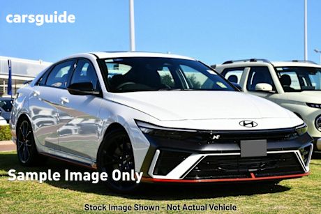White 2025 Hyundai I30 Sedan N Premium With Sunroof