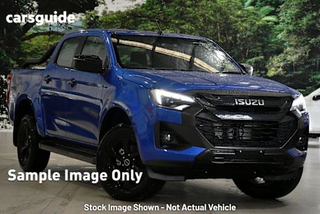Blue 2025 Isuzu D-MAX Crew Cab Utility X-Rider (4X4)