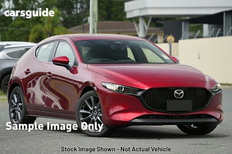Red 2024 Mazda 3 Hatchback G20 Evolve