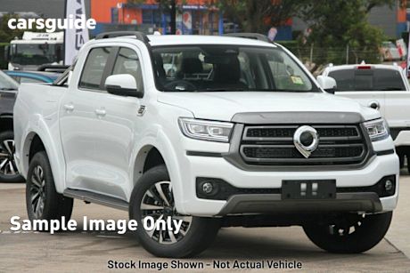 White 2025 GWM Cannon Dual Cab Utility LUX (4X4)