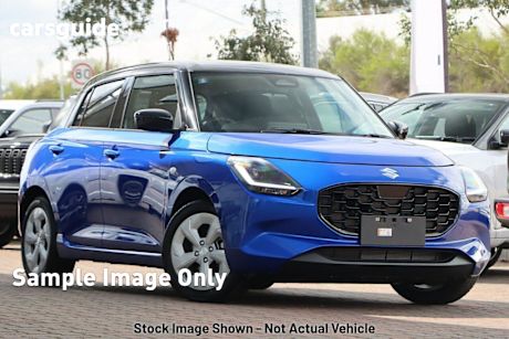 Blue 2024 Suzuki Swift Hatchback Hybrid Plus