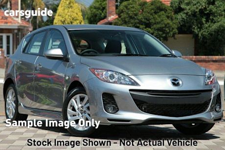 Grey 2013 Mazda 3 Hatchback Maxx Sport
