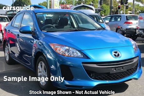 Blue 2012 Mazda 3 Sedan Neo