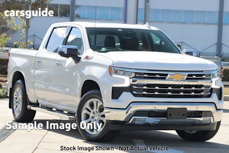 White 2024 Chevrolet Silverado Crew Cab Pickup 1500 LTZ Premium