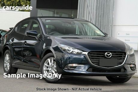 Blue 2017 Mazda 3 Hatchback Maxx