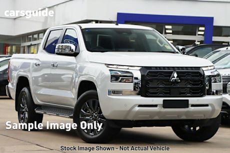 White 2024 Mitsubishi Triton Ute Tray GLS Pick-up Double Cab 4x4