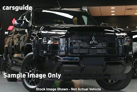 Black 2024 Mitsubishi Triton Ute Tray GSR Pick-up Double Cab 4x4